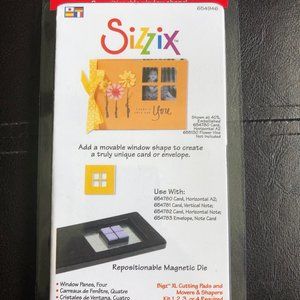 Sizzix Window Movers & Shapers Diecut *NIB*